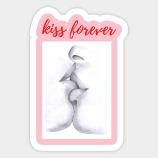 Tender and juicy kiss Sticker